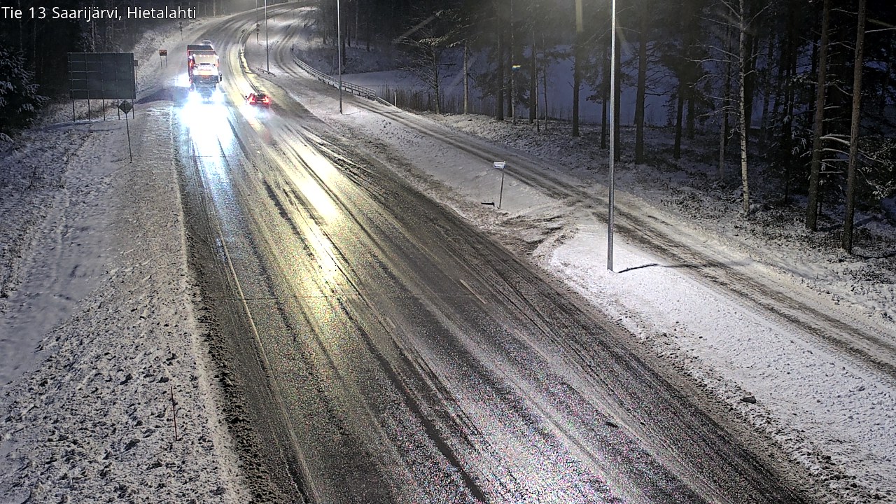 Weather Camera Image Väg 13 Saarijärvi, Saarijärvi, Keski-Suomi