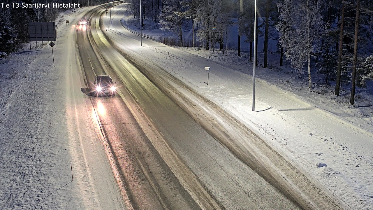 Weather Camera Image Road 13 Saarijärvi, Saarijärvi, Keski-Suomi