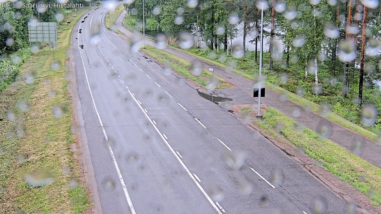 Weather Camera Image Road 13 Saarijärvi, Saarijärvi, Keski-Suomi