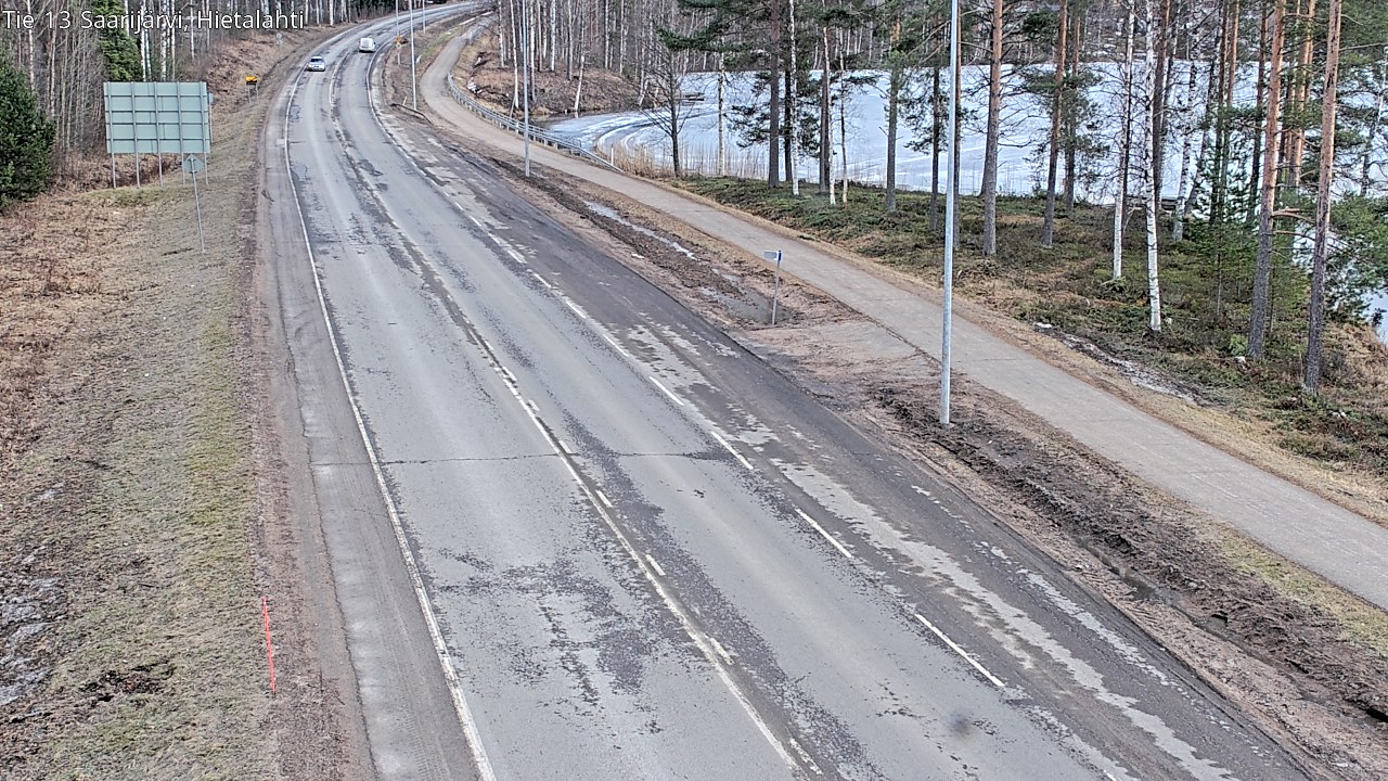 Weather Camera Image Väg 13 Saarijärvi, Saarijärvi, Keski-Suomi