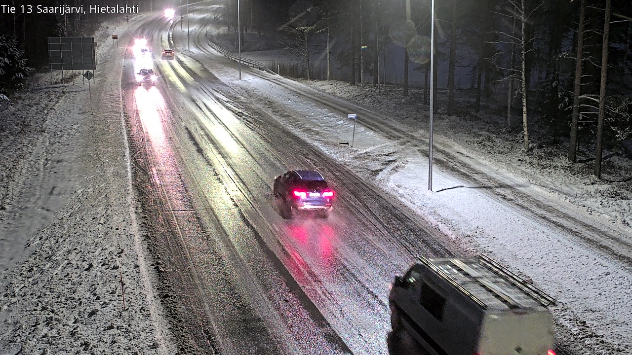 Weather Camera Image Väg 13 Saarijärvi, Saarijärvi, Keski-Suomi