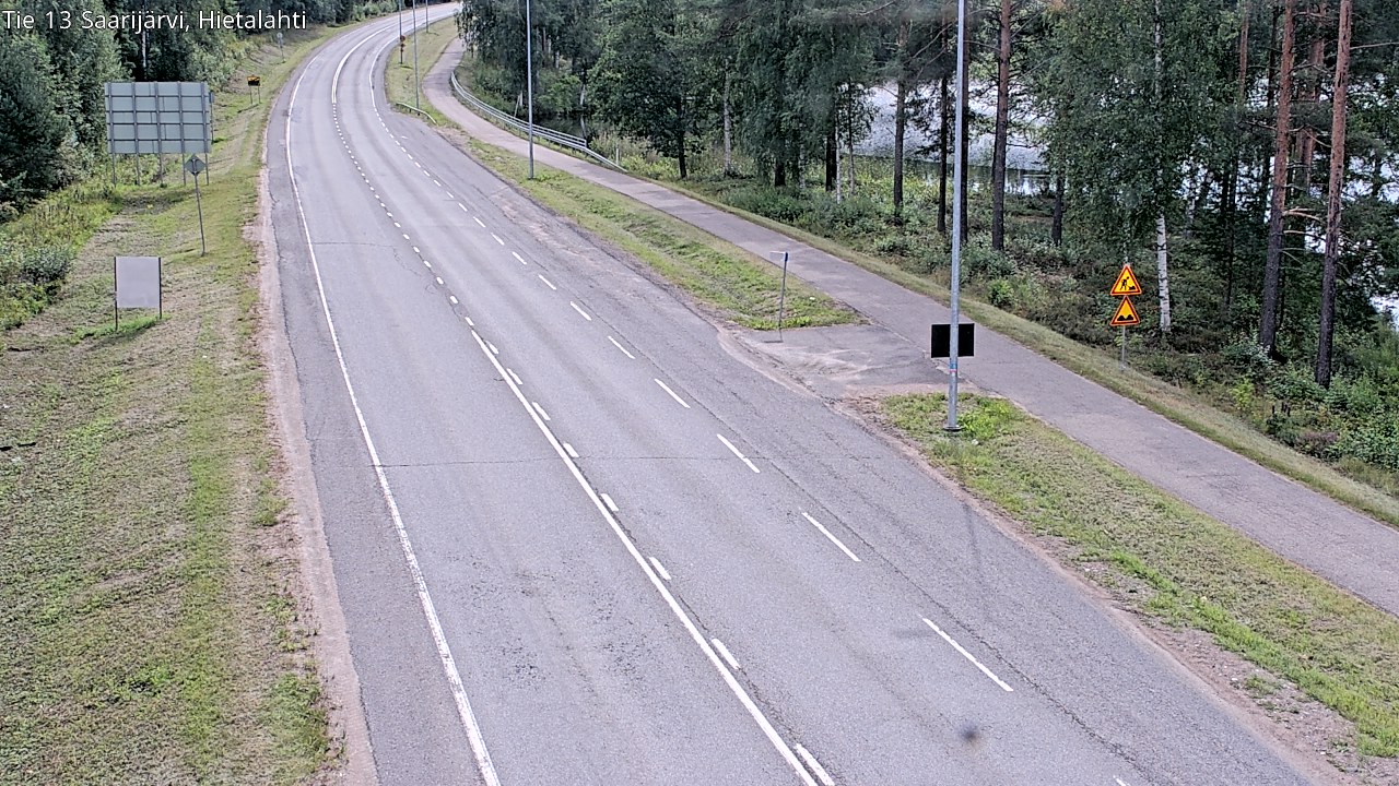 Weather Camera Image Road 13 Saarijärvi, Saarijärvi, Keski-Suomi