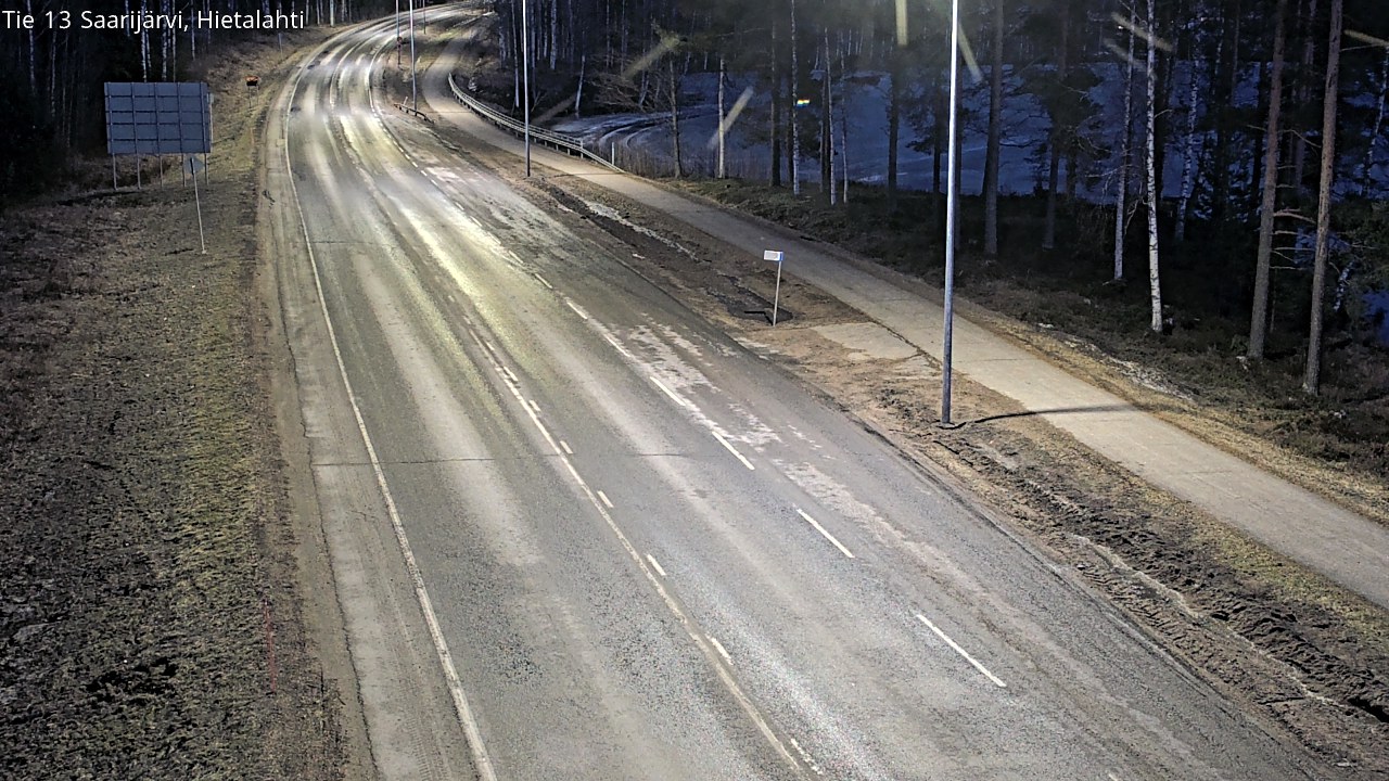 Weather Camera Image Road 13 Saarijärvi, Saarijärvi, Keski-Suomi