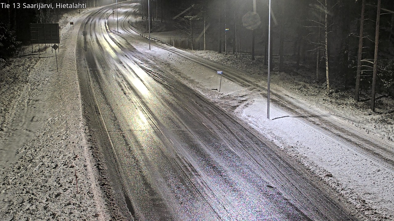 Weather Camera Image Väg 13 Saarijärvi, Saarijärvi, Keski-Suomi