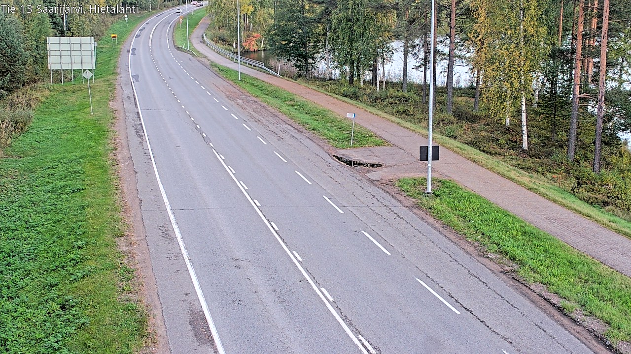 Weather Camera Image Road 13 Saarijärvi, Saarijärvi, Keski-Suomi