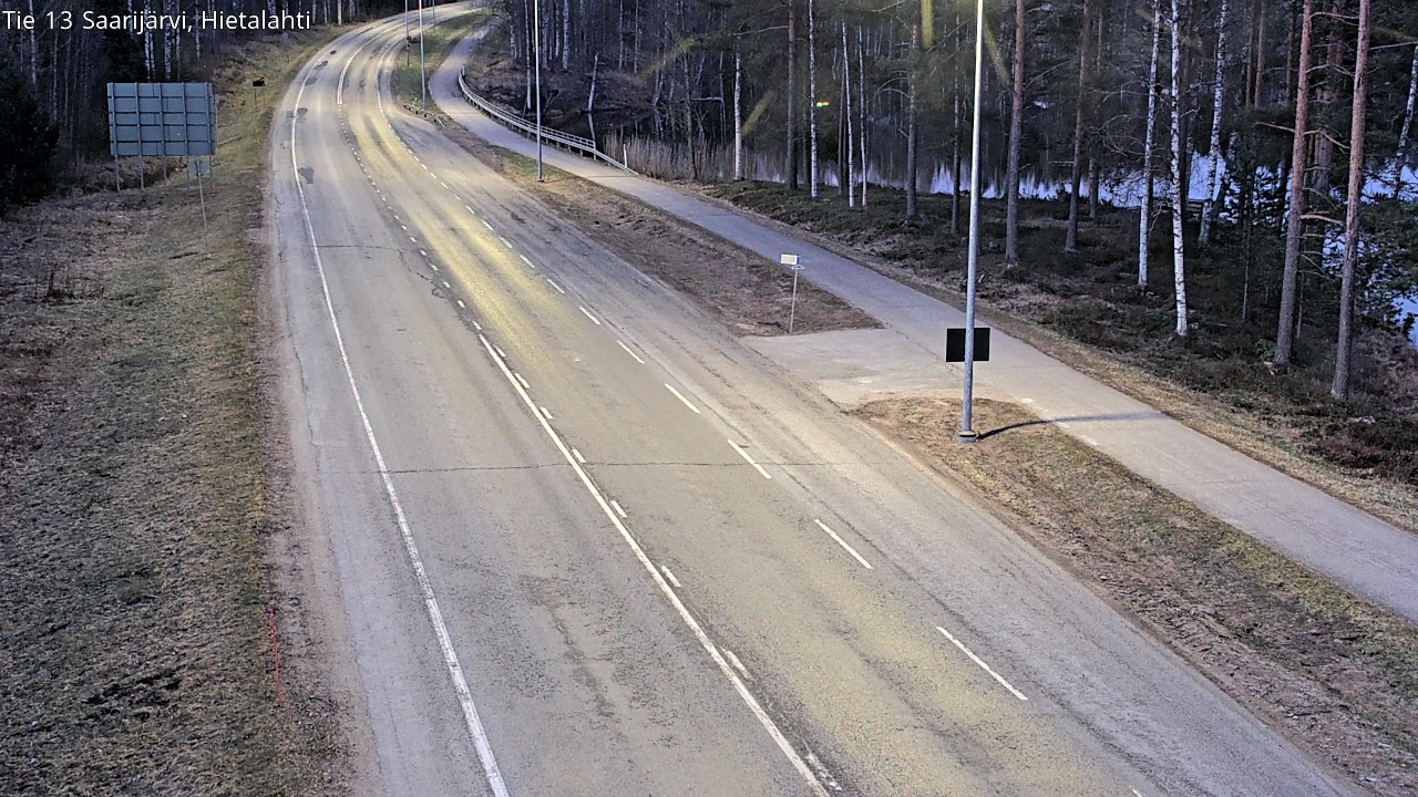 Weather Camera Image Väg 13 Saarijärvi, Saarijärvi, Keski-Suomi