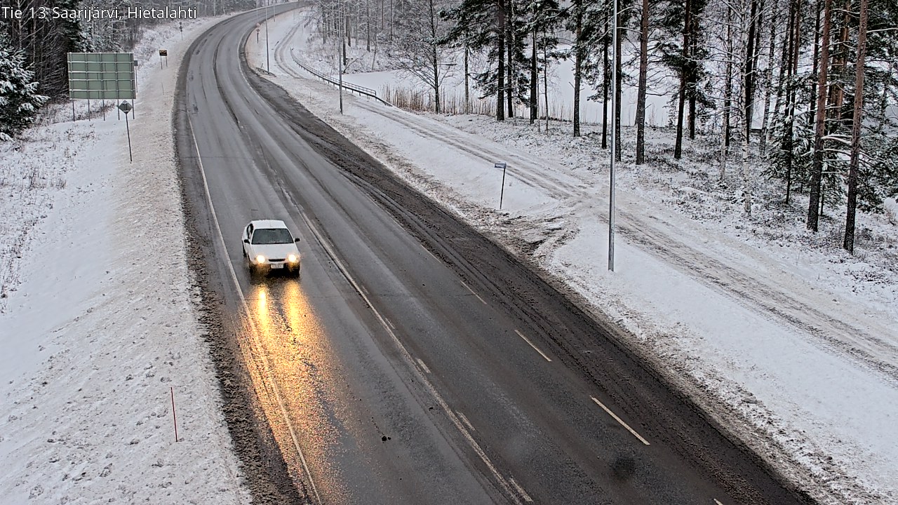 Weather Camera Image Väg 13 Saarijärvi, Saarijärvi, Keski-Suomi