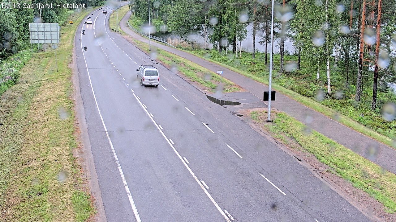 Weather Camera Image Road 13 Saarijärvi, Saarijärvi, Keski-Suomi