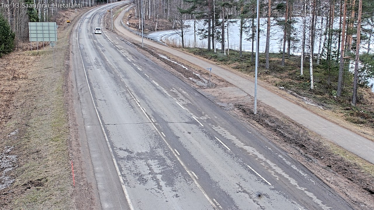 Weather Camera Image Väg 13 Saarijärvi, Saarijärvi, Keski-Suomi