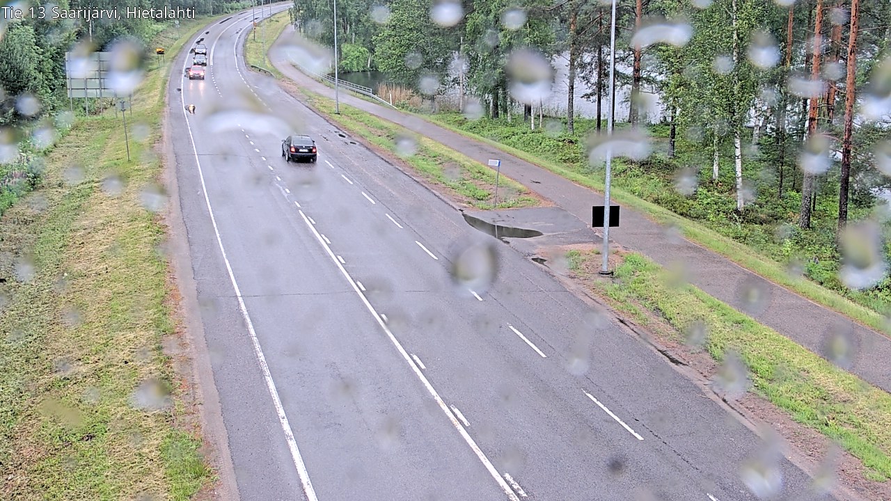 Weather Camera Image Road 13 Saarijärvi, Saarijärvi, Keski-Suomi