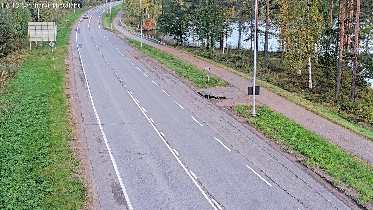 Weather Camera Image Road 13 Saarijärvi, Saarijärvi, Keski-Suomi