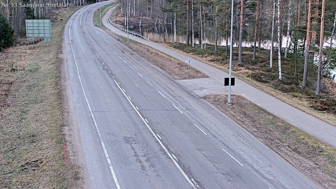 Weather Camera Image Väg 13 Saarijärvi, Saarijärvi, Keski-Suomi