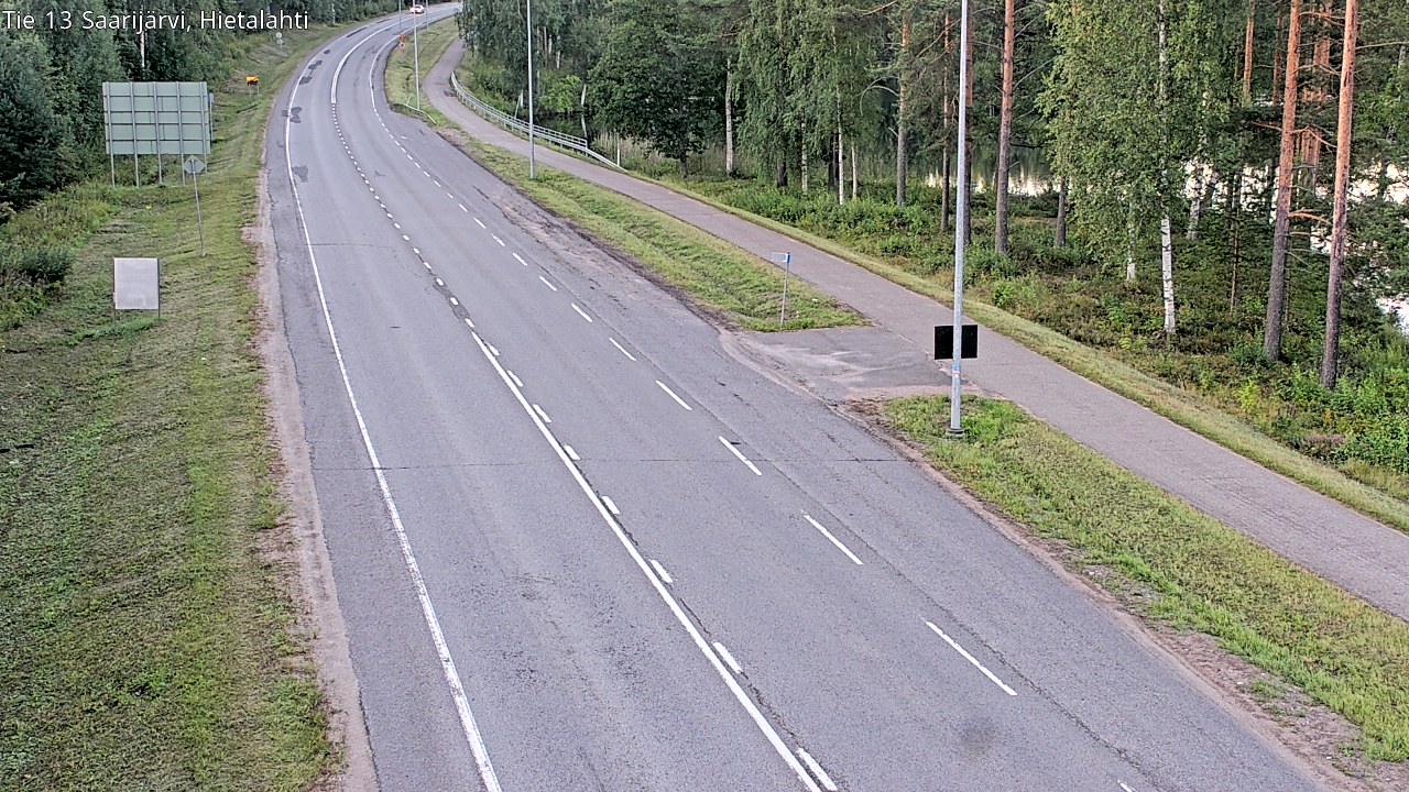 Weather Camera Image Road 13 Saarijärvi, Saarijärvi, Keski-Suomi