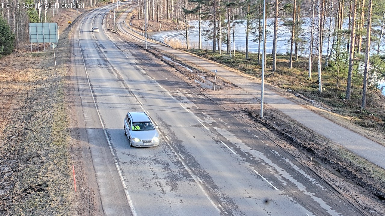 Weather Camera Image Väg 13 Saarijärvi, Saarijärvi, Keski-Suomi