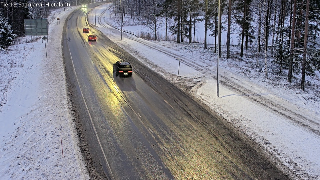 Weather Camera Image Väg 13 Saarijärvi, Saarijärvi, Keski-Suomi