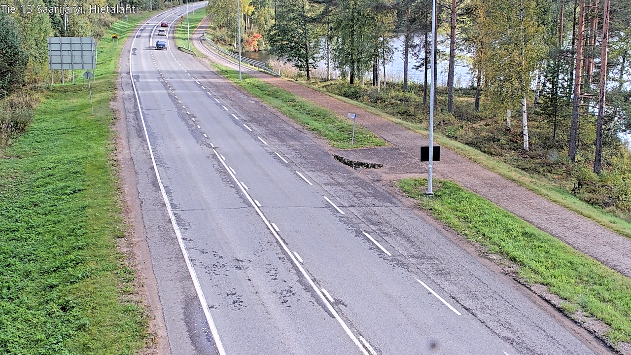 Weather Camera Image Road 13 Saarijärvi, Saarijärvi, Keski-Suomi