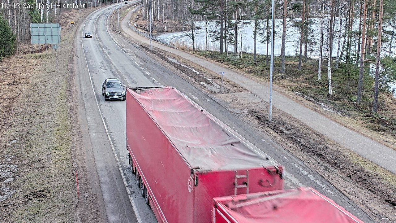 Weather Camera Image Väg 13 Saarijärvi, Saarijärvi, Keski-Suomi