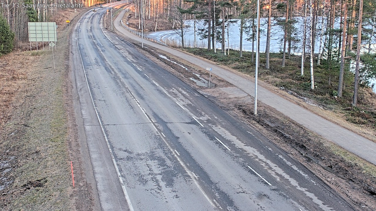 Weather Camera Image Road 13 Saarijärvi, Saarijärvi, Keski-Suomi