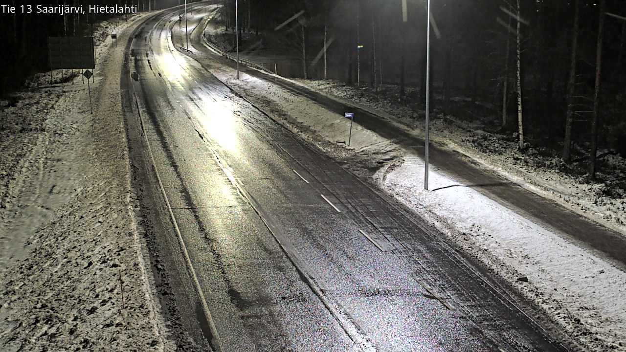 Weather Camera Image Väg 13 Saarijärvi, Saarijärvi, Keski-Suomi