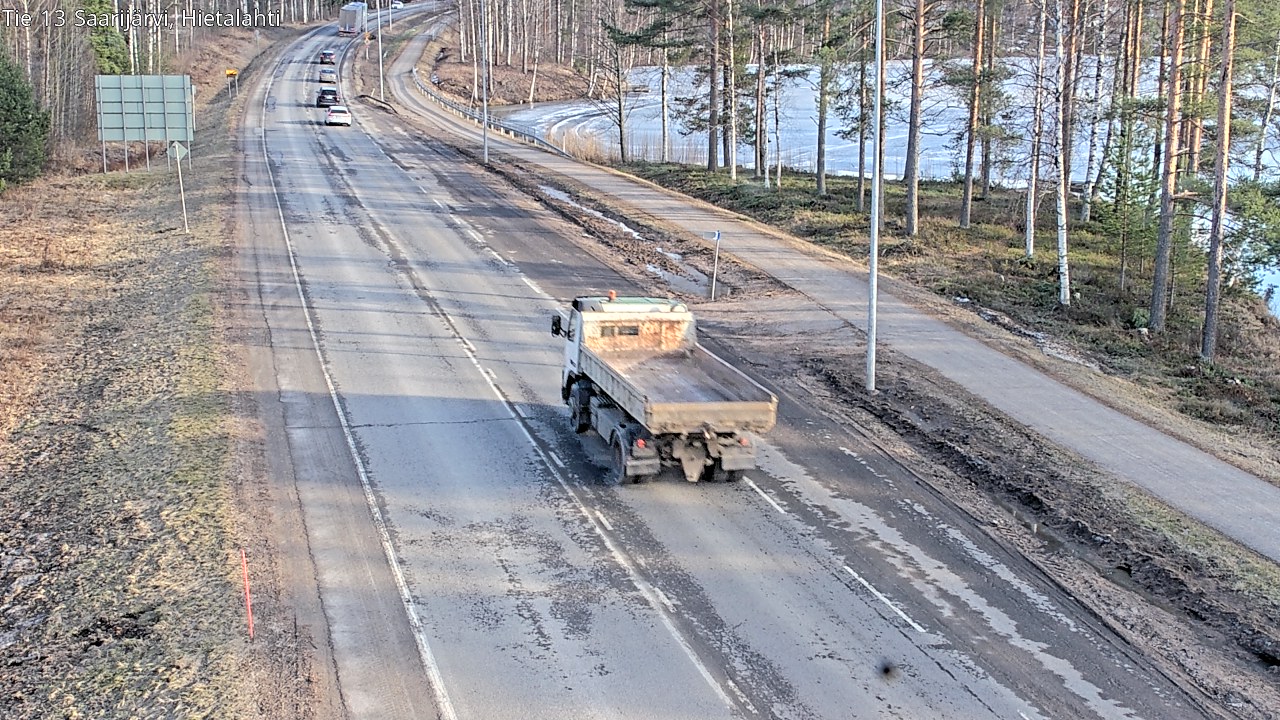 Weather Camera Image Väg 13 Saarijärvi, Saarijärvi, Keski-Suomi