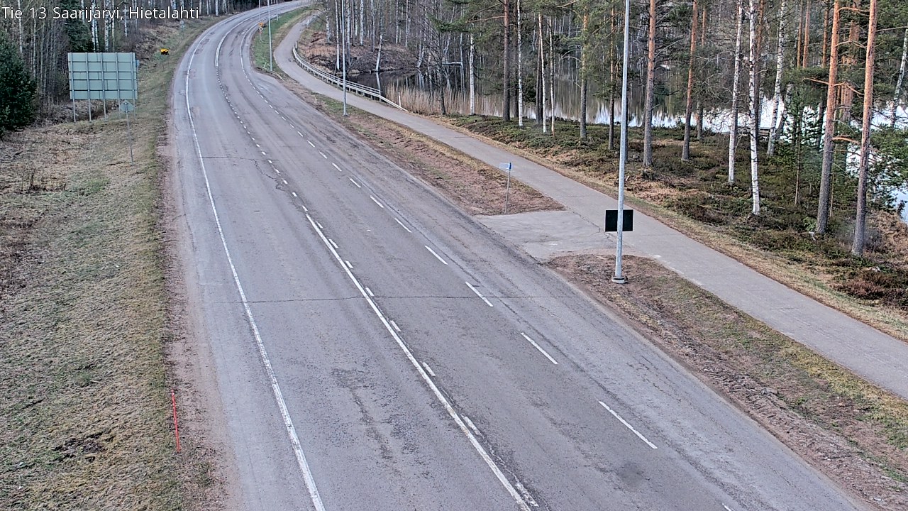 Weather Camera Image Väg 13 Saarijärvi, Saarijärvi, Keski-Suomi