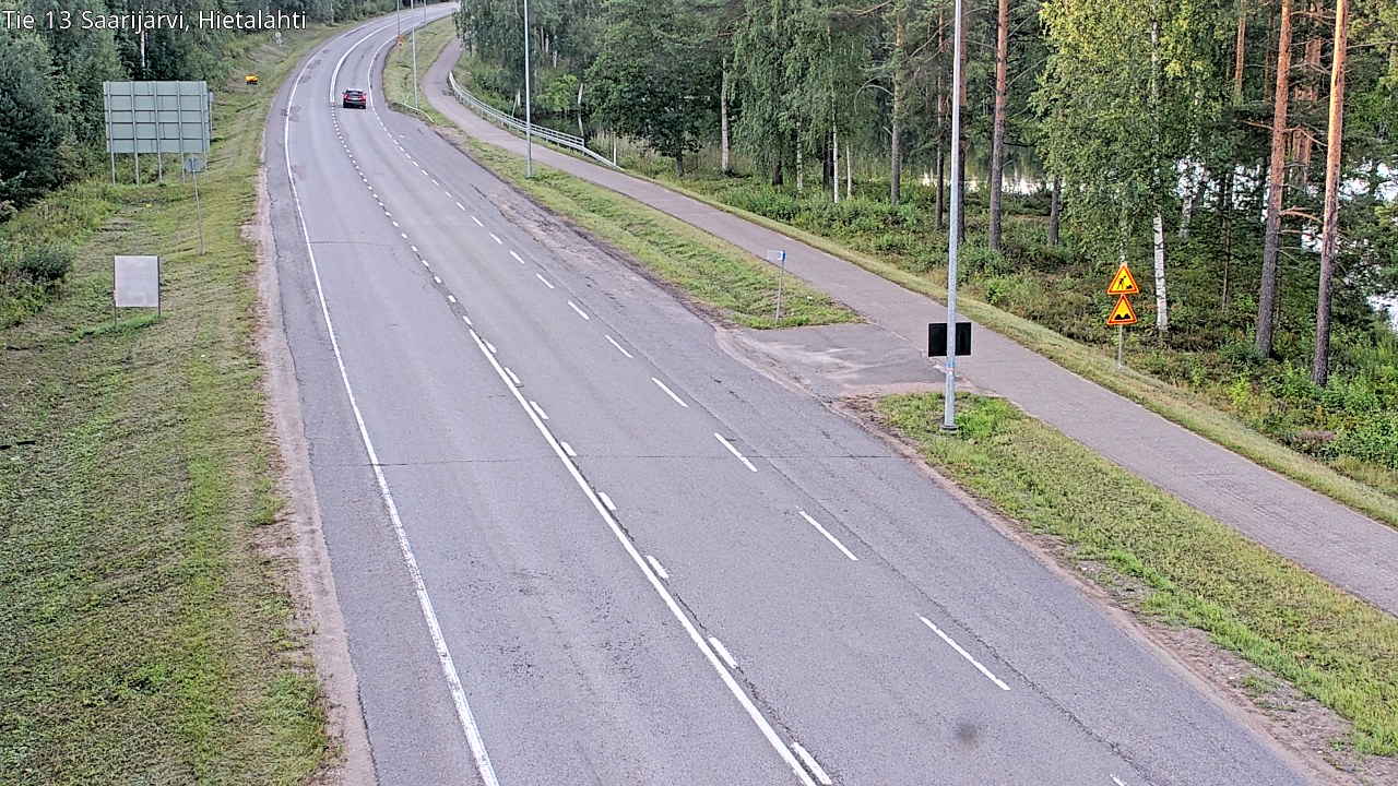 Weather Camera Image Road 13 Saarijärvi, Saarijärvi, Keski-Suomi