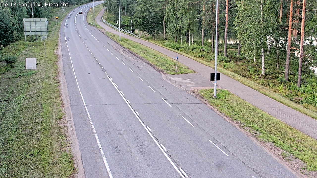 Weather Camera Image Road 13 Saarijärvi, Saarijärvi, Keski-Suomi