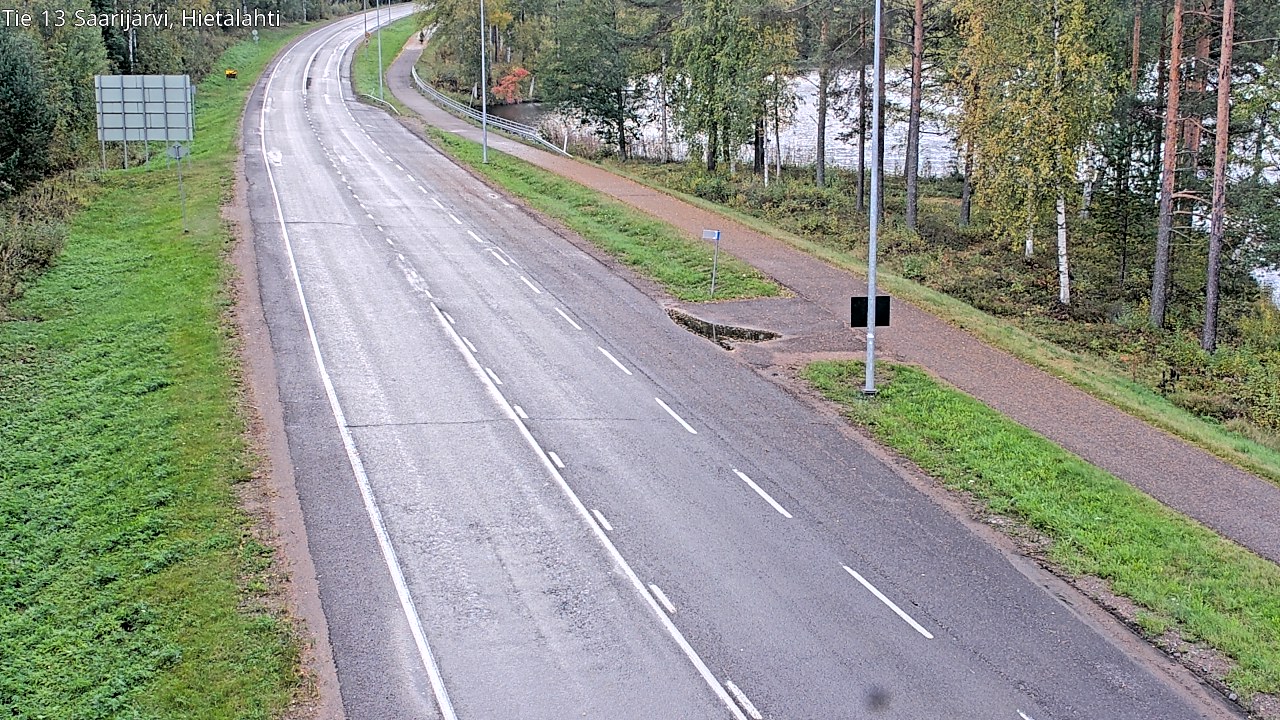 Weather Camera Image Road 13 Saarijärvi, Saarijärvi, Keski-Suomi