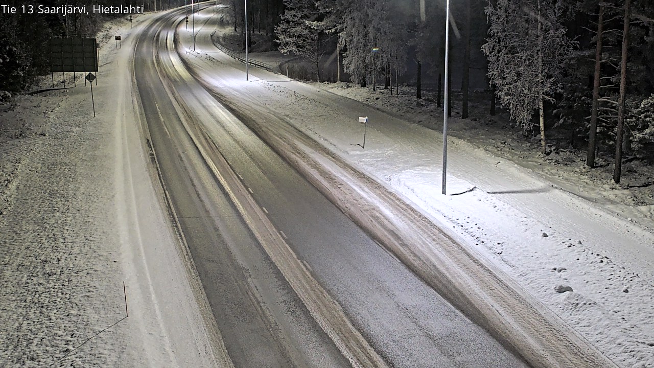 Weather Camera Image Väg 13 Saarijärvi, Saarijärvi, Keski-Suomi