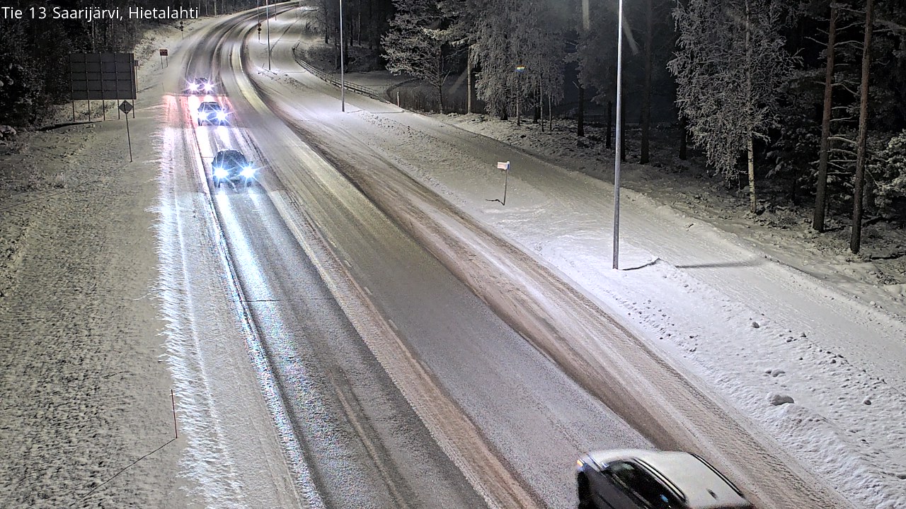 Weather Camera Image Road 13 Saarijärvi, Saarijärvi, Keski-Suomi
