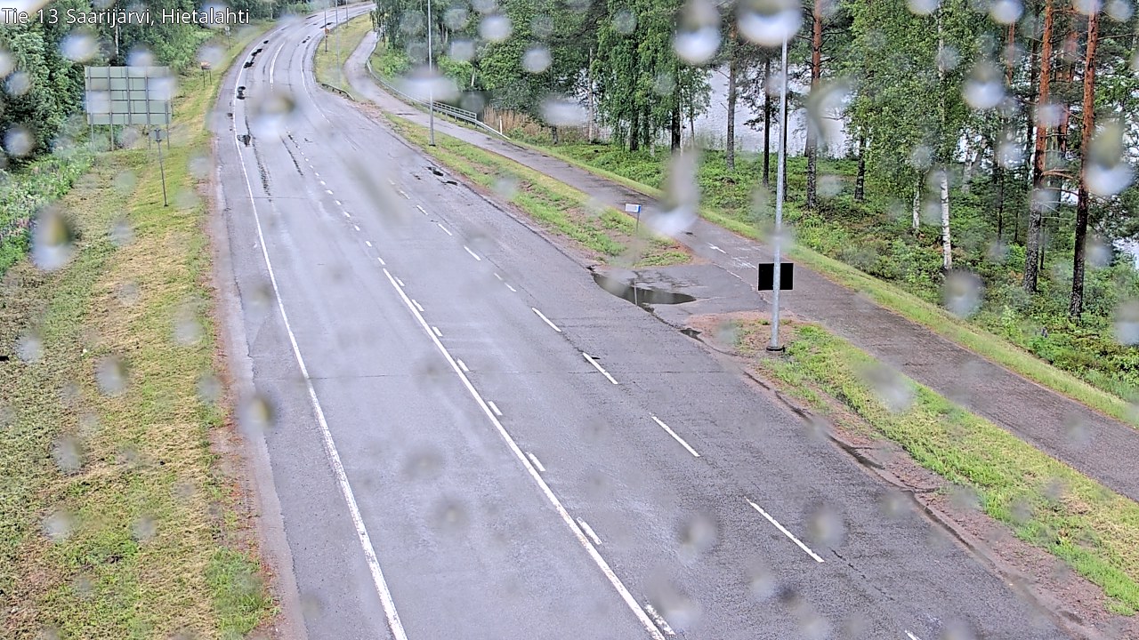 Weather Camera Image Road 13 Saarijärvi, Saarijärvi, Keski-Suomi