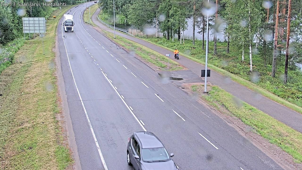 Weather Camera Image Väg 13 Saarijärvi, Saarijärvi, Keski-Suomi