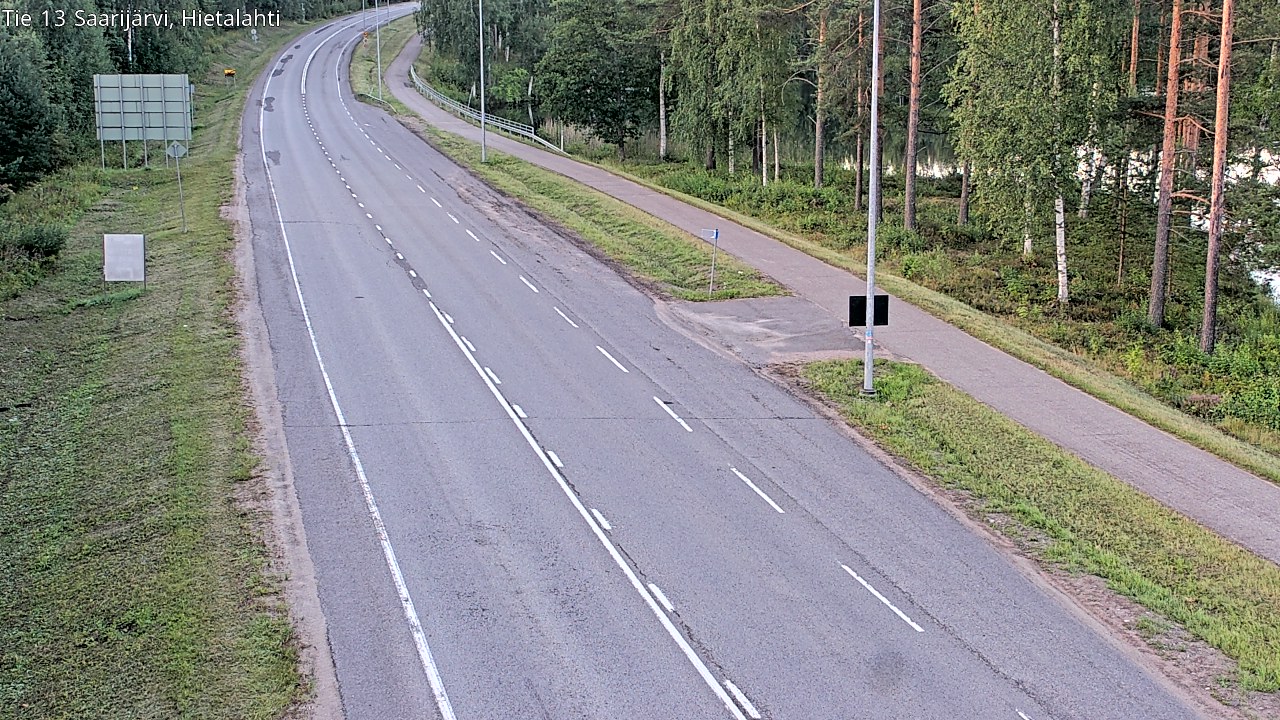 Weather Camera Image Road 13 Saarijärvi, Saarijärvi, Keski-Suomi