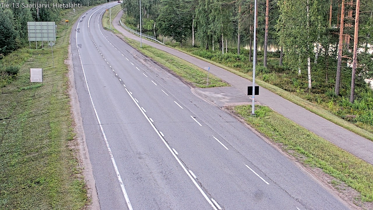 Weather Camera Image Road 13 Saarijärvi, Saarijärvi, Keski-Suomi