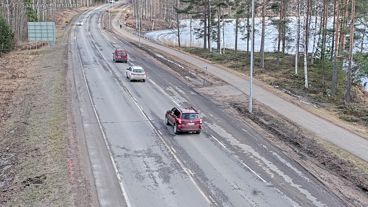 Weather Camera Image Väg 13 Saarijärvi, Saarijärvi, Keski-Suomi