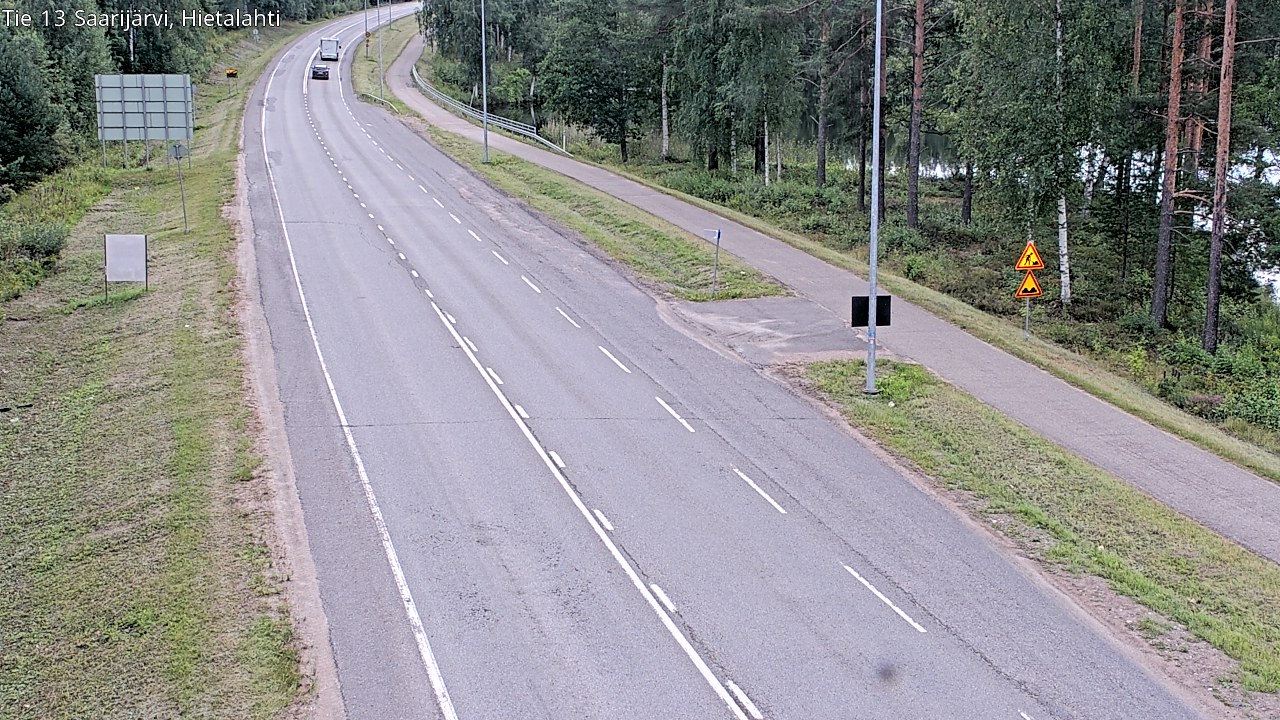 Weather Camera Image Road 13 Saarijärvi, Saarijärvi, Keski-Suomi