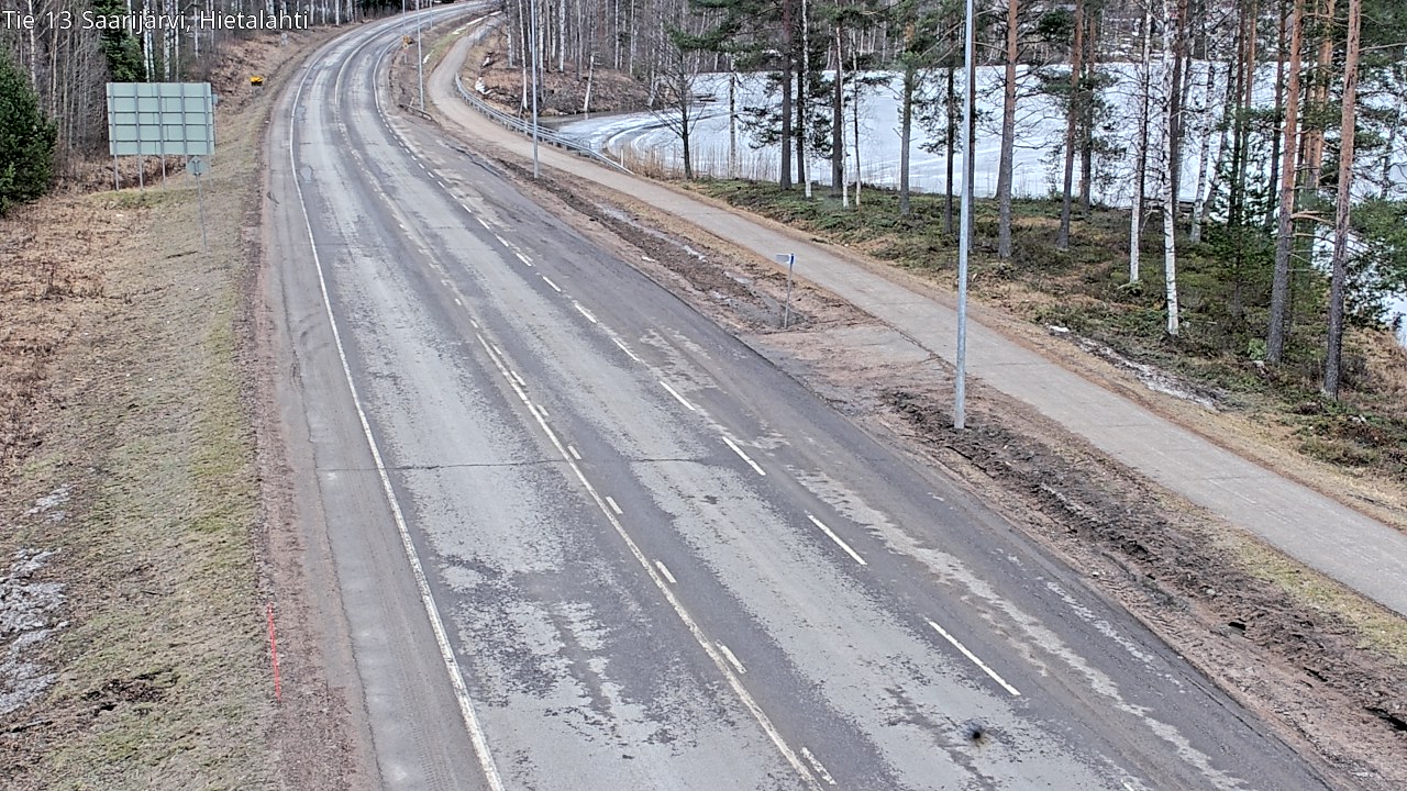 Weather Camera Image Väg 13 Saarijärvi, Saarijärvi, Keski-Suomi