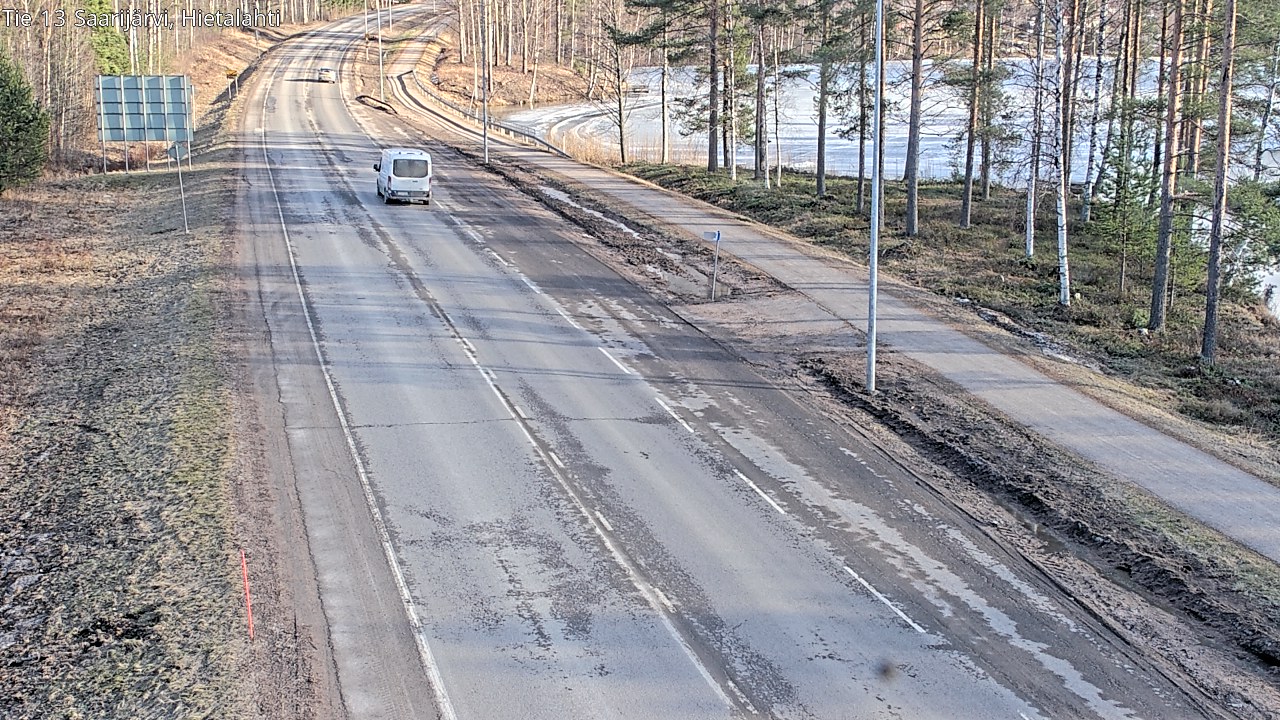 Weather Camera Image Väg 13 Saarijärvi, Saarijärvi, Keski-Suomi
