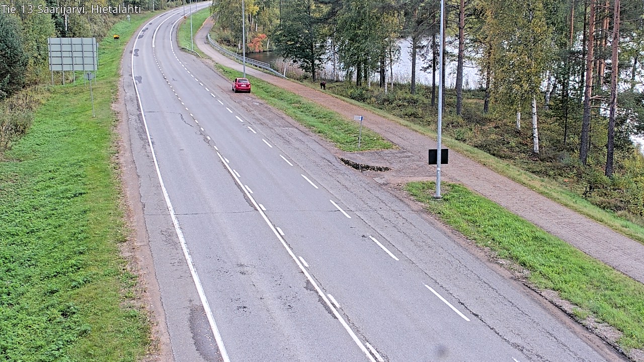Weather Camera Image Road 13 Saarijärvi, Saarijärvi, Keski-Suomi