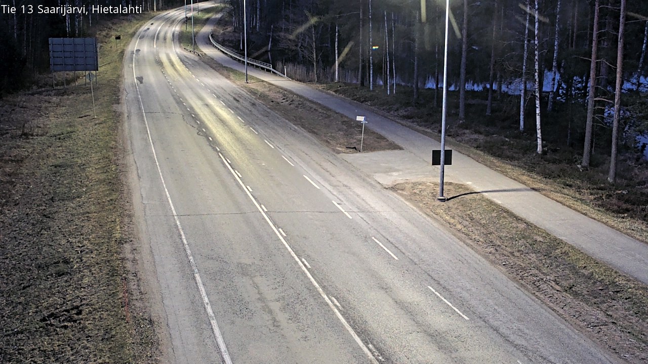 Weather Camera Image Road 13 Saarijärvi, Saarijärvi, Keski-Suomi