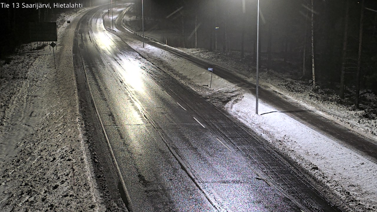 Weather Camera Image Väg 13 Saarijärvi, Saarijärvi, Keski-Suomi