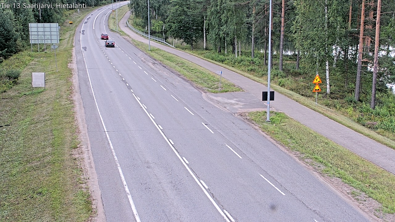 Weather Camera Image Road 13 Saarijärvi, Saarijärvi, Keski-Suomi