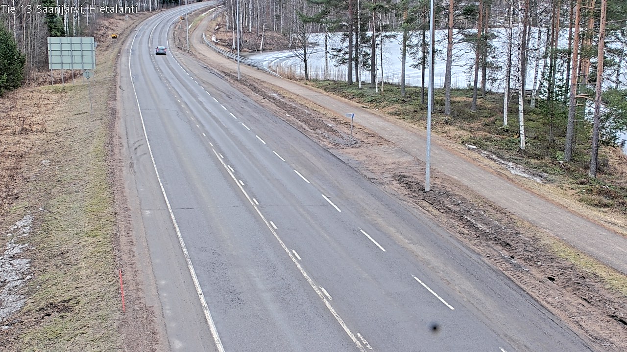 Weather Camera Image Väg 13 Saarijärvi, Saarijärvi, Keski-Suomi