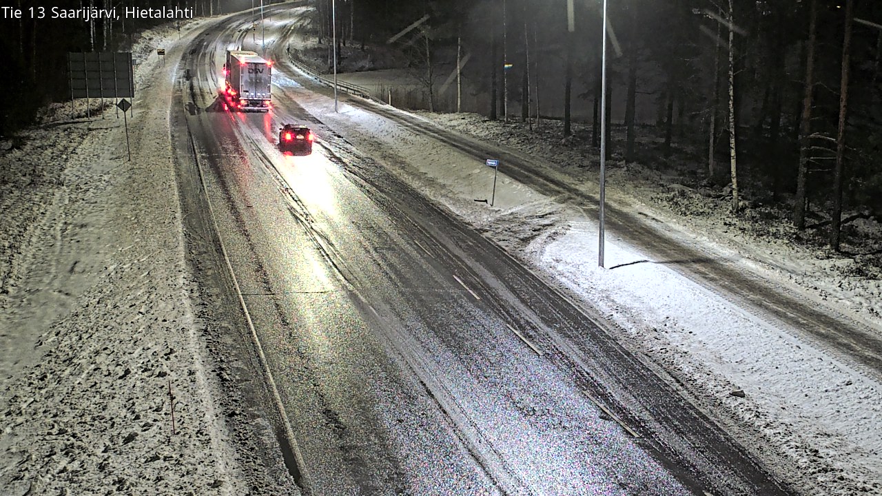Weather Camera Image Väg 13 Saarijärvi, Saarijärvi, Keski-Suomi