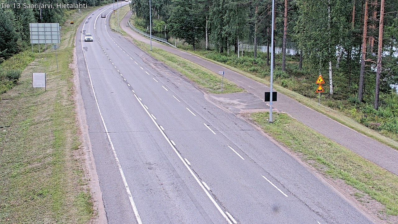 Weather Camera Image Road 13 Saarijärvi, Saarijärvi, Keski-Suomi