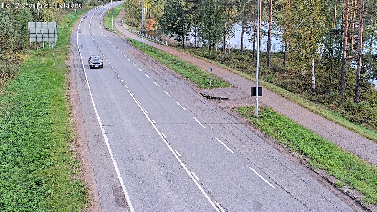 Weather Camera Image Road 13 Saarijärvi, Saarijärvi, Keski-Suomi