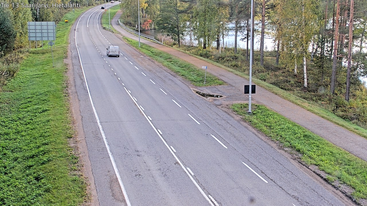 Weather Camera Image Road 13 Saarijärvi, Saarijärvi, Keski-Suomi