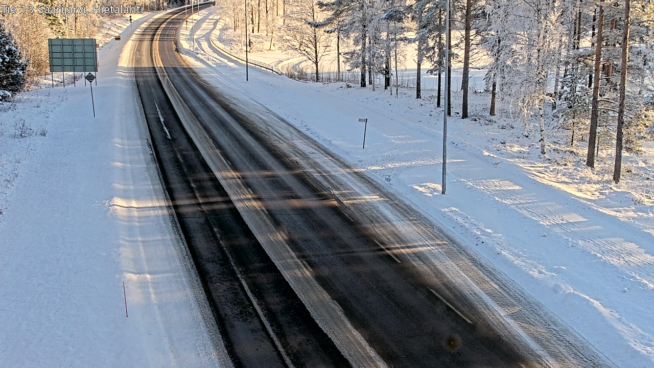 Weather Camera Image Road 13 Saarijärvi, Saarijärvi, Keski-Suomi