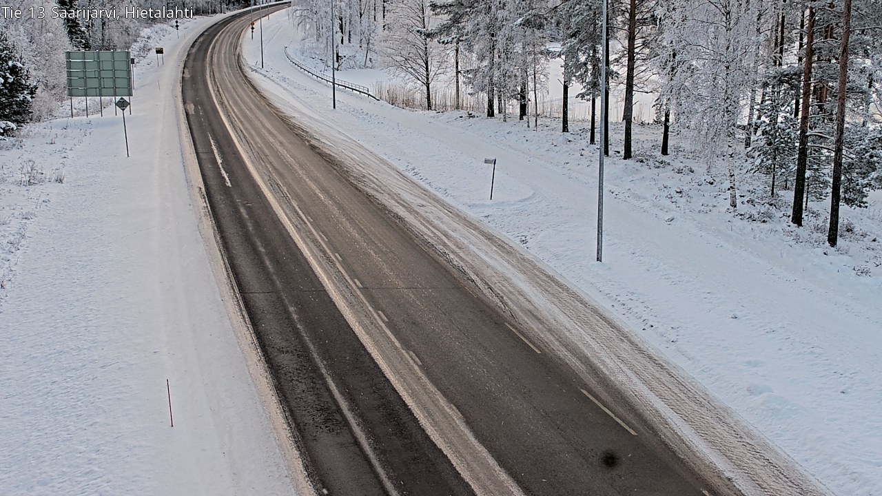 Weather Camera Image Road 13 Saarijärvi, Saarijärvi, Keski-Suomi