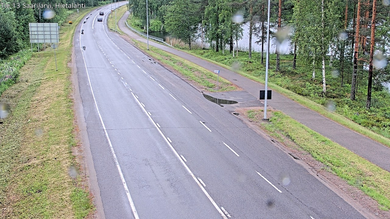 Weather Camera Image Road 13 Saarijärvi, Saarijärvi, Keski-Suomi